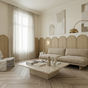 Design courbe bords creux